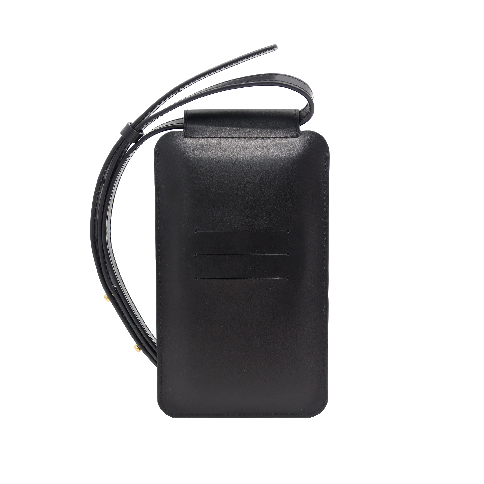 Leather Phone Bag - Black — Baksida